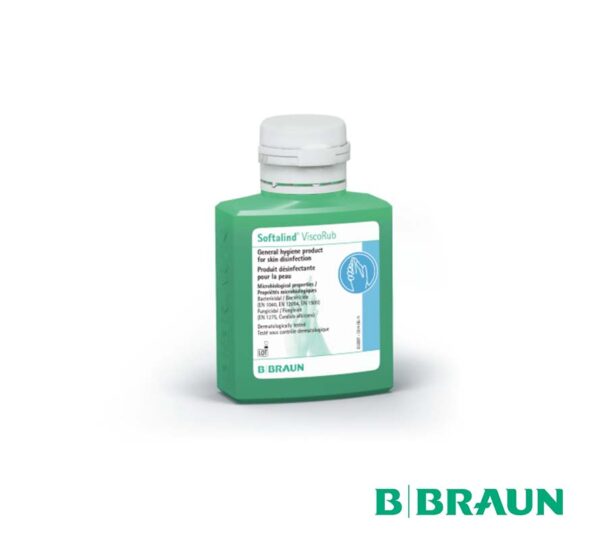 Softalin Visco-Rub est un gel hydroalcoolique biocide prêt à l'emploi pour la désinfection hygiénique et la désinfection chirurgicale des mains par méthode de friction.