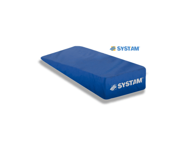 Le coussin de déclive de chez Systam assure le positionnement des membres supérieurs et inférieurs
